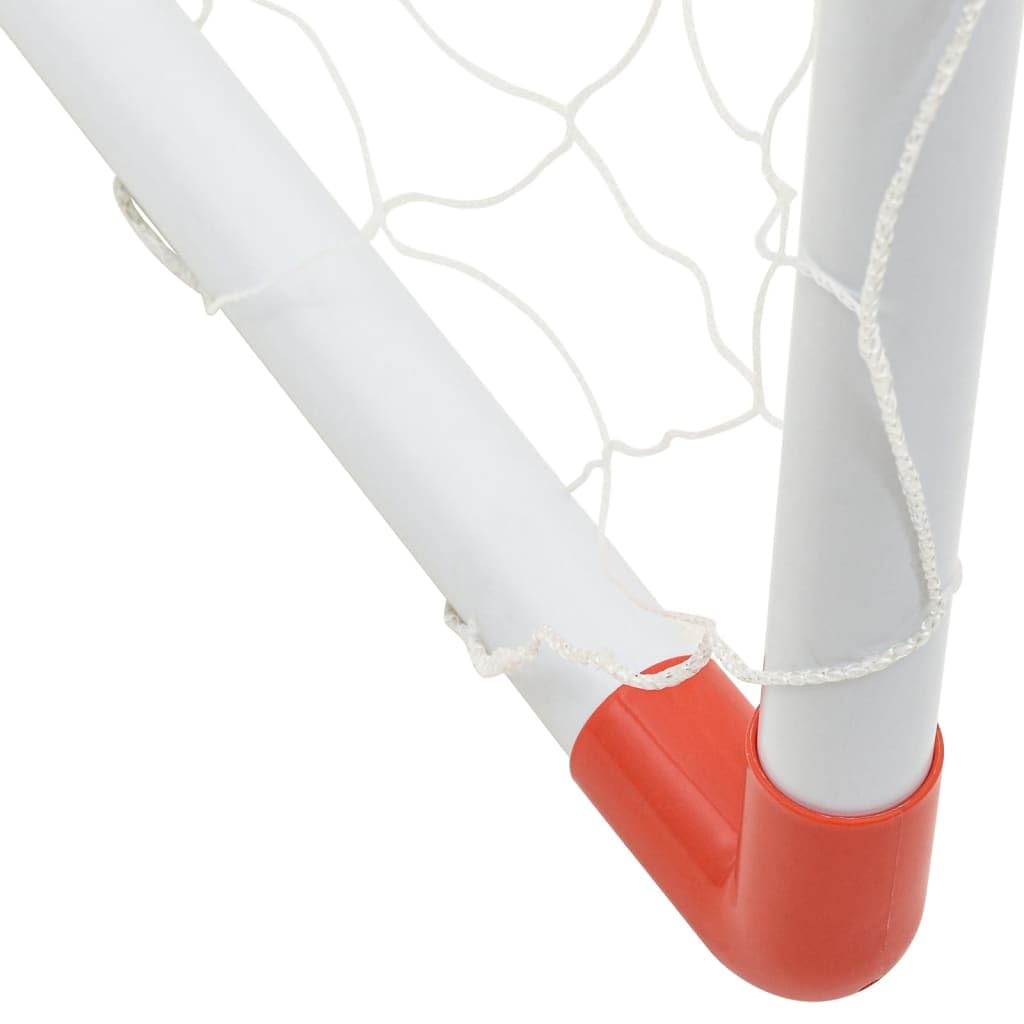 Juego de fútbol y baloncesto para niños con pelotas, juguete deportivo de movimiento para exteriores, juego de pelota activa, portería con red y anillo, 98 x 50 x 70 cm, para jardín