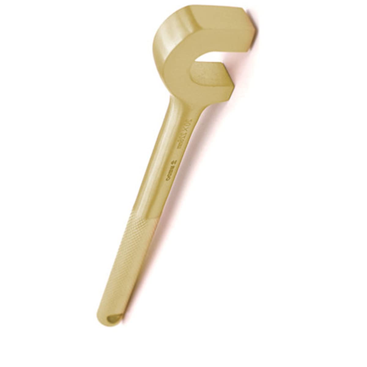WEDO Klucz do zaworu nieparkingowego typu U, długość 9", beziskrowy klucz do zaworu bezpieczeństwa, brąz aluminiowy, standard DIN, certyfikat BAM i FM, szerokość 20 mm