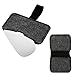Produktbild kwmobile Tasche kompatibel mit Apple Magic Mouse 1 / Magic Mouse 2 / Logitech Pebble Wireless Hülle - Filz Cover für Computer Maus - Schutzhülle für PC Mouse Dunkelgrau Schwarz