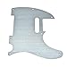 Dopro 8 Hole Aluminum Anodized 1 Ply Tele Pickguard TL Scratch Plate Fits for American/Mexican Fender Telecaster Sliver
