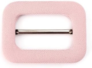 XWNXQ Kit de Hebillas de cinturón recubiertas de Tela de Colores,diámetro Interior de 35/50 mm, 20 Unidades, Hebillas de Ajuste de cinturón, Redondas y cuadradas, para Abrigos, Rompevientos, Vestidos
