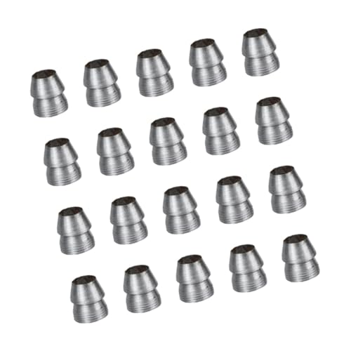 Milisten Cales Métalliques Rondes pour Hache et Marteau, Lot de 20 Pièces Ø10 Mm, Accessoires D’Installation Robustes en Fer pour Fixation de Manche, Outil de Jardinage Pratique et Solide