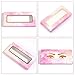 MAGEFY 30 Pieces Eyelashes Packaging Box, Empty Eyelash Boxes Lash Box Packaging Glitter Paper Eyelash Storage Box Soft Paper Lash Case (Pink)