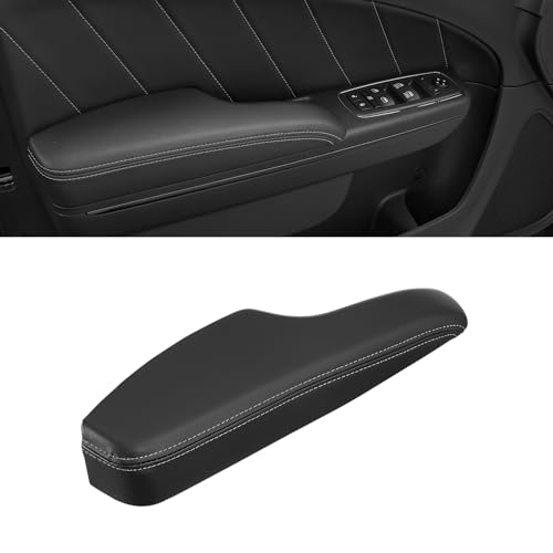 ACLONG Inner Door Armrest Fit for Dodge Charger 2011-2023 Door Panel Armrest Cover Fit for Chrysler 300 2011-2023(Sedan Only) Front Left Driver Side Replaces 1WK37DX9AB -1PCS