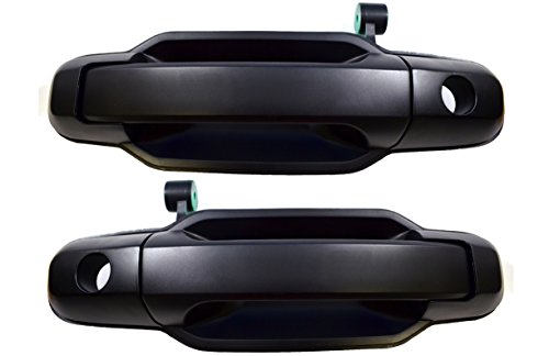 PT Auto Warehouse KI-3550P-FP - Outside Exterior Outer Door Handle, Primed Black - Front Left/Right Pair