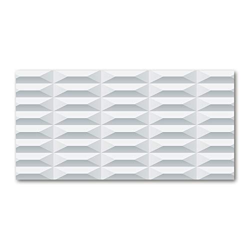 Splashback 140x70cm pour sublimer votre cuisine moderne en verre blanc