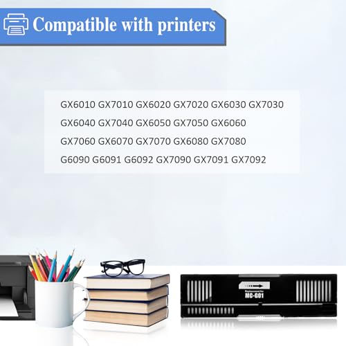 SHUOLEI Cartucho de manutenção de resíduos de tinta MC-G01 MC G01 compatível com Canon MC-G01 MC G01