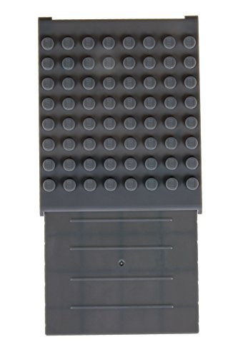 Strictly Briks Trap & Gap | Bauplatten-Set | 2 Bauplatten, 2 Platten mit Rampen & Falltüren & 15 Bausteine | 100% kompatibel mit Allen führenden Marken | Blau, Grün, Grau | 4 Stück | 25,4 x 25,4 cm – Bild 7