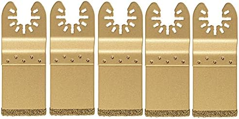 5 PièCes Lame De Scie DiamantéE Oscillante Universelle /Ensemble Pour La LibéRation Ajustement Lame Multi-Outils Coupe Dics