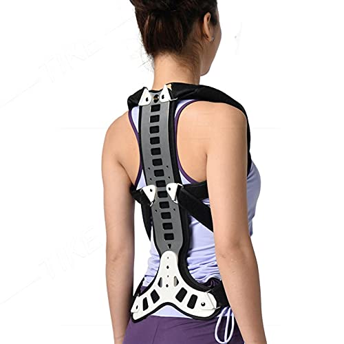 Soporte ajustable para la parte superior de la espalda: alivia la cifosis, la joroba y la lordosis para mejorar la postura en hombres y mujeres