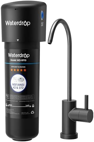 Waterdrop 10UB Système de Filtre à Eau Sous Évier avec Robinet Dé...