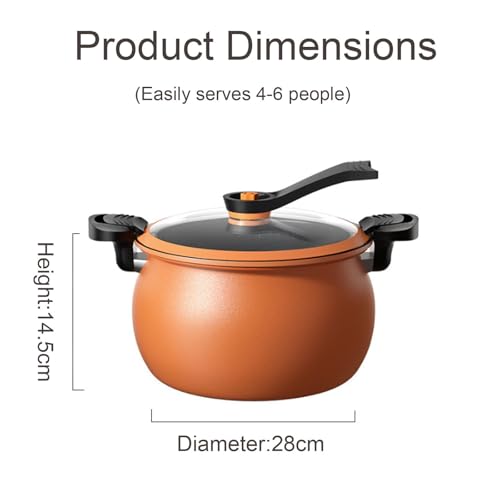 Olla a presión de aluminio 7.57 L miniatura 2