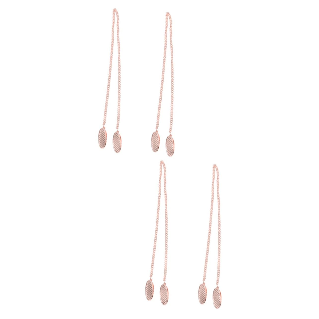 ULTECHNOVO 2sets Strong Material Feeding Bibs Napkin Clips European Style Household Clips 2pcs*2