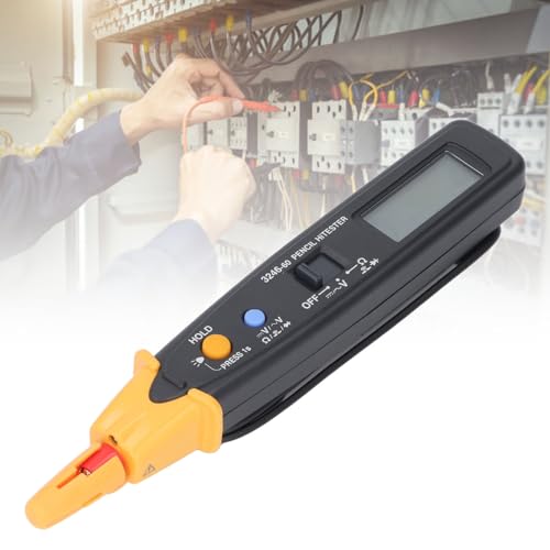 Voltmètre 600V portable avec boîtier ABS robuste pour électricien