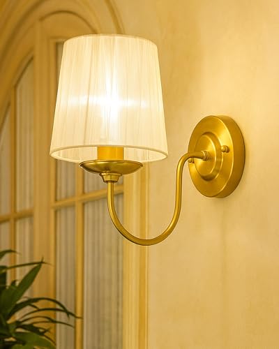Homesake® Antique Brass Wall Sconces Lighting Fixture, E27 Indust...