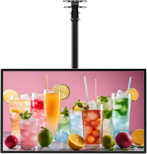 Tableau de menu en aluminium avec angle de vue flexible pour magasin