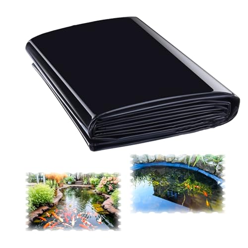 Bâche pour étang durable et imperméable noire pour cascade de jardin