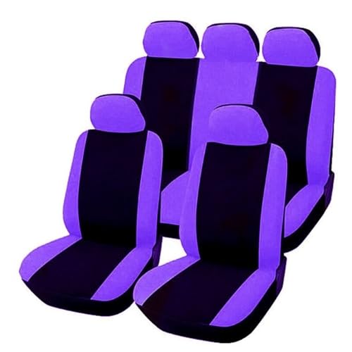 Housse de siège de voiture universel rose ensemble couvre siège auto et coussin protecteur