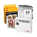 KODAK Mini 3 Retro 7,6x7,6cm Fotodrucker, 4PASS, 38 Blatt, Weiß