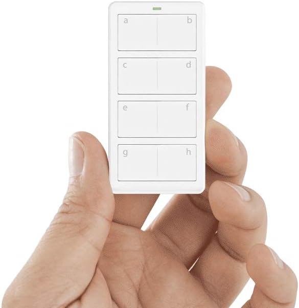 Insteon Mini Remote 8-Scene Keypad, 2342-222 - Controls On/Off & Dimming, Rechargeable Battery