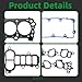 Head Gasket Set Fits for Ford Crown Victoria/E150/E250/Explorer/F150, Fits for Lincoln Town Car, Fits for Mercury Grand Marquis/Mountaineer 4.6L V8 2004-2011 OE*HS9792PT-8 HS9792PT-9