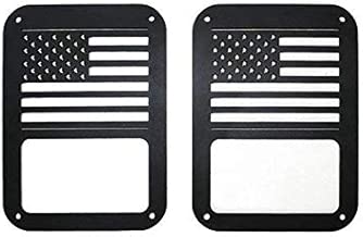 US Flag Tail Light Covers Guards Protectors for 2007-2018 Jeep Wrangler JK Unlimited Accessories - coolthings.us