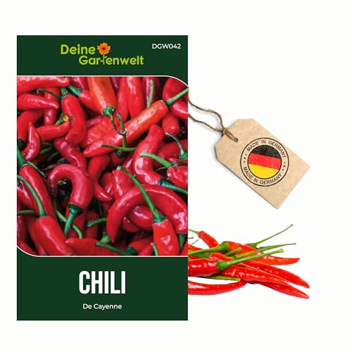 Chili De Cayenne Samen - Capsicum annuum - Chilisamen - Gemüsesamen - Saatgut für 30 Pflanzen