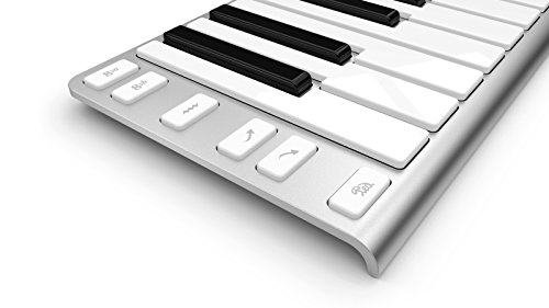 Image of Xkey 25 USB MIDI Keyboard - Apple-Style Ultra-Thin Aluminum Frame, 25 Full-Size Velocity-Sensitive Keys, Polyphonic Aftertouch, Ultra-Low Latency, Simply Plug & Play on iPad, iPhone, Mac, PC