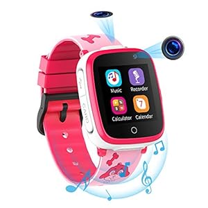 Kids Smartwatch met 2 camera’s SOS Two Way Call HD Muziekspeler 7 Puzzzle Games 1.54 Touchscreen Smart Horloge voor…