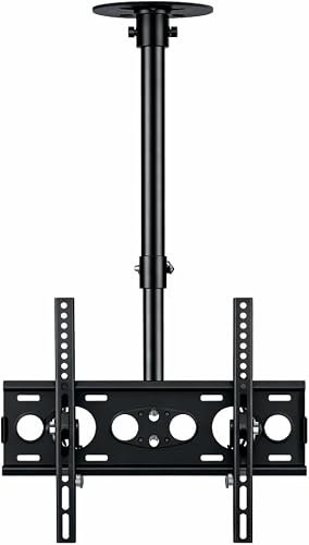 AL 30-70 Inch LED LCD TV Ceiling Mount Bracket 360 Degree Swivel Drop Stand