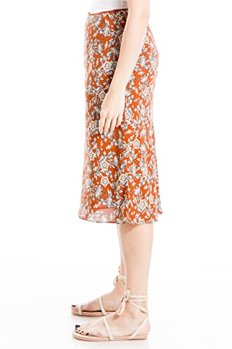 Max Studio Women's Bias Printed Skirt2