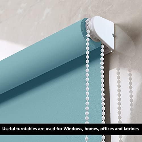 HAOSEA 2 Sets Roller Blind Fittings 25mm Roller Blind Spares Roller Blind Replacement Repair Kit Plastic Roller Blind Brackets with Beaded Chain for Curtain Rods
