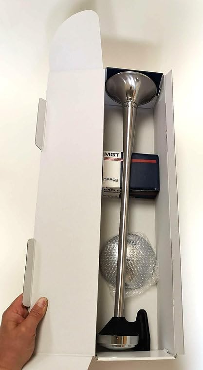 Stainless steel trumpet truck with compressed air for outdoors 63 cm MGT/L MARCO