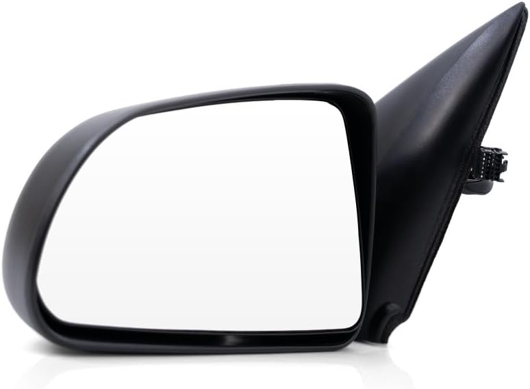 For Dodge Dakota 2005-2010 Door Mirror Driver Side | Non-Folding | Power | Non-Heated | Textured Black | Replacement For CH1320220 | 55077623AD