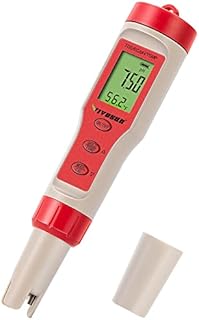VIVOSUN 4-in-1 Digital pH Meter with pH/TDS/EC/Temp Function, 0-14.0 pH Measurement Range, ±0.1 pH Accuracy Water Quality Tester for Hydroponics, Household Drinking, and Aquarium