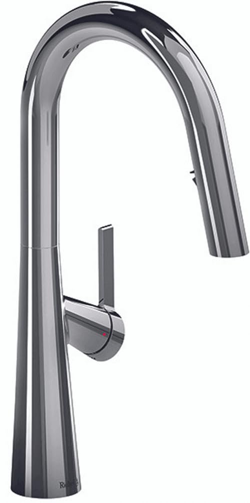 Riobel Ludik Mixer with Pull Down Spray Chrome Kitchen Tap