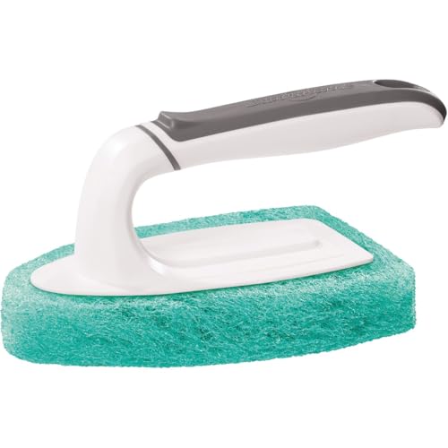 Image of Scotch-Brite Non-Scratch Bathroom Scrub Brush Blue