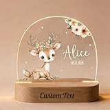 🔔Service après-vente🔔 Cette veilleuse personnalisée fera le bonheur des enfants. Pour toute question lors de votre achat ou en cas d'insatisfaction, n'hésitez pas à nous contacter. Nous ferons tout notre possible pour vous aider.