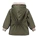ACESTAR Boys Girls Waterproof Rain Jacket Coat,Windproof Raincoat Windbreaker Outwear for Kids Children Toddler Spring Fall Jacket(JK007G0,6T)