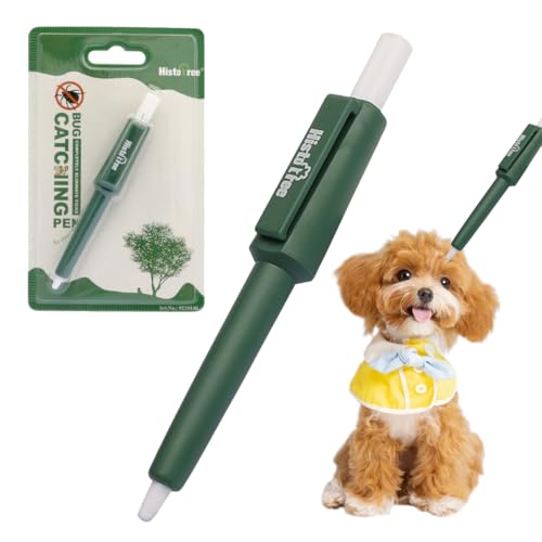 Pinza Garrapatas Set, Quita Garrapatas para Perros, Gatos y Humanos, Pinza Garrapatas para Elimina Garrapatas Sin Dolor (Verde)