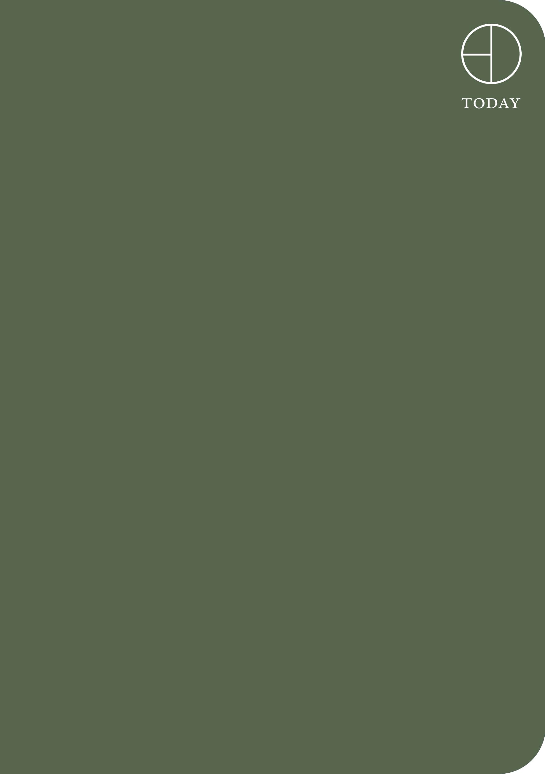 Verdant Dusk A5 Today Planner (Original Softcover Today Planners)