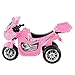 Lil' Rider Ride-On Toy Trike Motorcycle –Battery Operated Electric Tricycle for Toddlers with Built-in Sound and Working Headlights (Pink), Model:80-FL238D-P