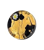 Env. 2,3 cm de diamètre. Bijou en verre de Murano - Broche en verre de Murano - Diamètre 2,3 cm - Avec coffret cadeau et certificat