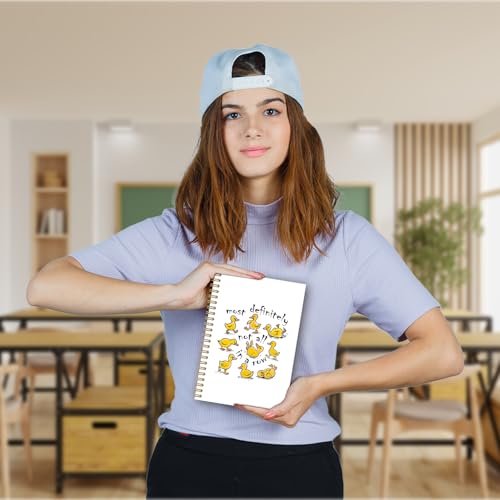 Carnet de notes canard pour le suivi de thérapie à spirale