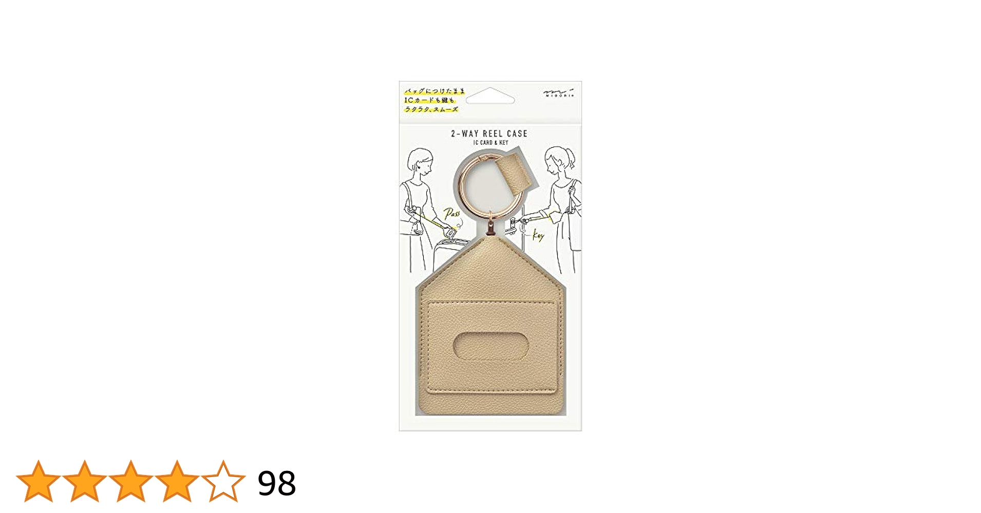 Amazon.co.jp: DESIGNPHIL ミドリ(MIDORI) パスケース キー&パス
