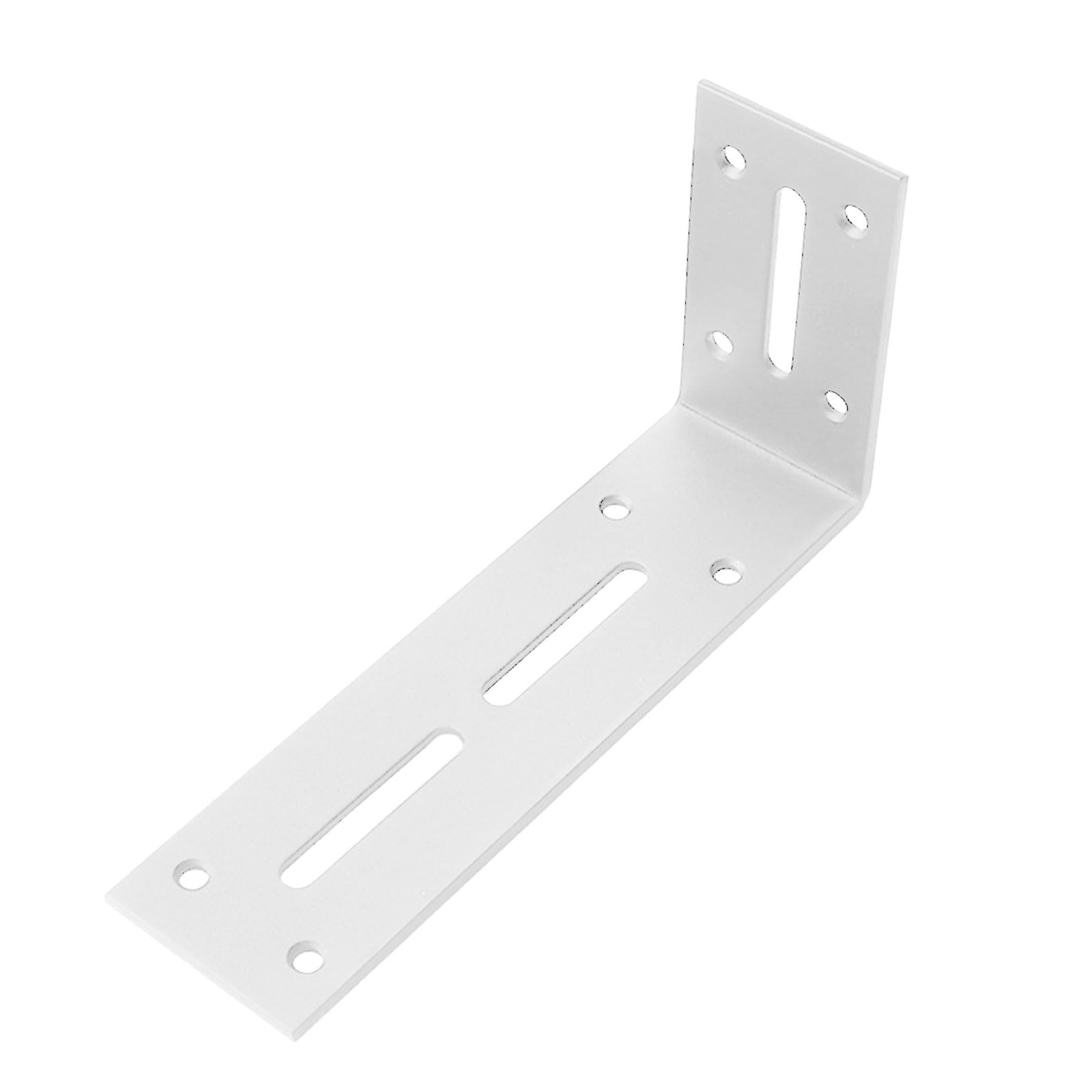 Newft White Right Angles Corners Brace Thickened Metal Frame Floating Shelf Bracket Thickened Steel Corner Brackets Hardware Rusts Resistant Shelf Bracket