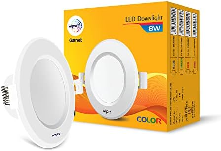 Wipro Garnet 8W Round Downlight Junction Box (Pack of 1)