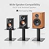 5-8 Inch Desktop Speaker Stands with Cable Management, 25kg Heavy Duty Steel Desk Speaker Stand for Bookshelf Speakers & Studio Monitors, Stable Desktop Speaker Stand Pair, Cleaner Desk Audio Setup #1