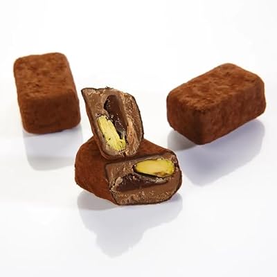 Carians Father's Day Gourmet Special Chocolate Gift Box, 25 Artisan Pralines and Truffles, Premium Tahini, Pistachio Ganache and Cinnamon Sahlep Flavors, High Cocoa Butter and Real Sugar, 8.9oz