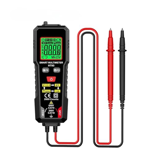 1Pcs AC/DC Voltage Resistance Continuity Measurement Tester HT93 Digital Multimeter NCV with Backlight